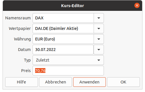 Der Kurs-Editor