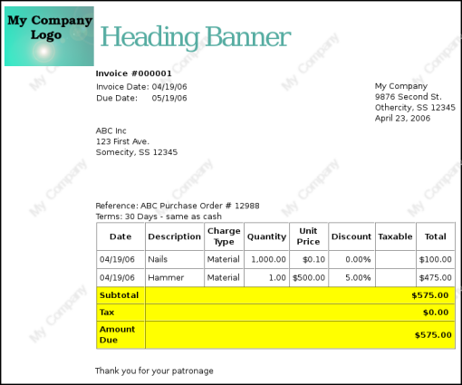 HTML Style Sheets example