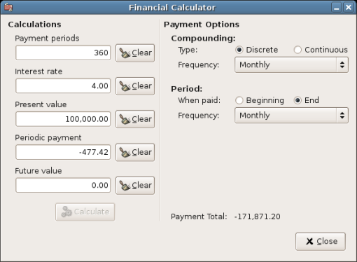 Financial Calculator