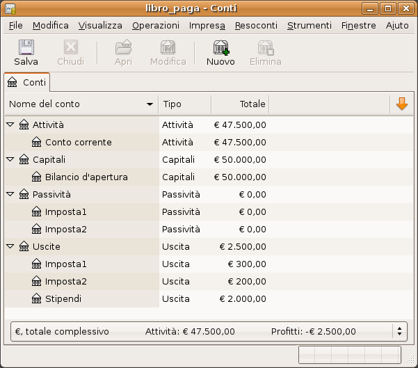 Libro paga - esempio 4