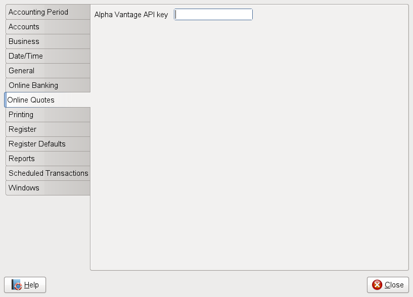 The Online Quotes tab